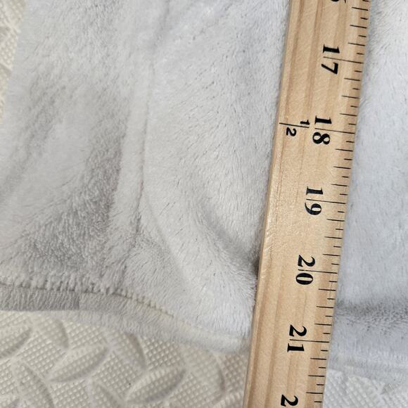 Patagonia Snap-T Pullover Fleece Top Womens Small White Raw Linen Logo Heritage - Picture 10 of 12